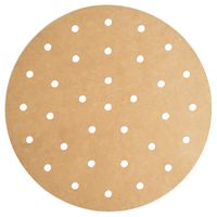 100pcs Air Fryer Liners, BESEGO 7inch Bamboo Steamer Liners, Premium Perforated Parchment Steaming Papers, Non-stick Steamer Mat, Perfect for 3.4~3.7 QT Air Fryers/Baking/Cooking/Steaming