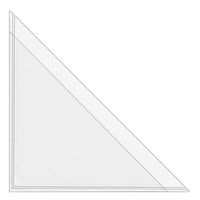 StoreSMART Peel and Stick Calendar Corners - Clear Plastic - 10 Pack - STB1336CL-10