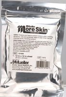 Mueller More Skin Hydrogel Dressing, Non-Medicated, Non-Sterile 12" x 12" Sheet, Absorbs Wound Secretions, Doesn't Stick to Skin, Use to Cover Burns, Blisters and Rashes