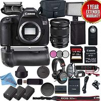 Canon EOS 5DSR 5DS R 0582C002 DSLR Digital SLR Camera with Sigma 24-105 OS HSM Art Lens Video Bundle