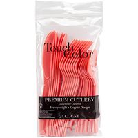 Creative Converting 13146 Party Supplies, One Size, Coral