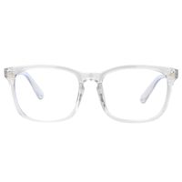 Zeelool Unisex Vintage Square Blue Light Blocking Eyeglasses Crystal