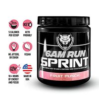 6AM Run - Pre Workout Supplement Pre Sprint Run - Amino Energy Fruit Punch - Pre Workout For Runners - Pre Workout Runners - Runners Supplements - Best Pre Workout Supplement For Running - 30 Scoops