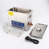 6L Digital Ultrasonic Cleaner,Stainless Steel Ultra Sonic Bath Cleaning Tank with Timer and Heater for Jewelry,Household Commodities,Glasses,Coins,Metal Parts Cleaning