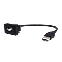 MOTONG Male to Female USB Cable Charger for Toyota VIOS/ALTIS (35 24mm)