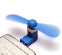 iPhone Fan,Portable Cell Phone Fan Compatible for Mini Fan for iPhone 6/6 Plus,7/7 Plus,8/8 Plus, ipad (Blue)