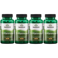 Swanson D-Mannose 700 mg 60 Caps 4 Pack