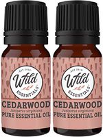 Wild Essentials Cedarwood 100% Pure Essential Oil 2 Pack - 10ml, Therapeutic Grade, relaxation, stress, anxiety, sleep