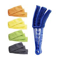 13peas Window Blinds Duster, Shutters, Shades, Air Conditioner Vent Covers - Washable and Reusable - Firm Wipe Ideal Duster Cleaning Tool Removable Sleeves