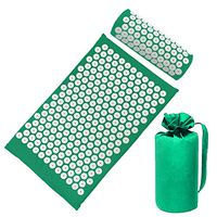 Acupuncture Mat and Pillow Set, Acupressure Massage Pad Multifunction Relaxation Tool with Portable Bag