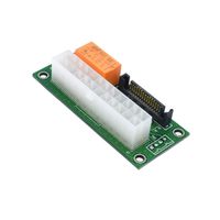 Add2PSU Multiple Power Supply Adapter,ATX 24Pin to SATA Dual PSU Power Supply Sync Starter Extender Cable Card for BTC Miner Machine