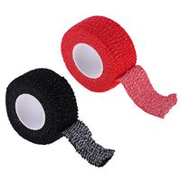 Toygogo 2Pcs Comfort Cotton Compression Finger Grip Tape for Golf Sports Protection