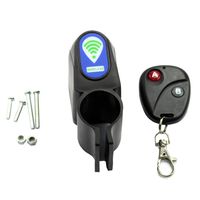 Peach518 Cycling Security Wireless Remote Control Vibration Anti-theft Bicycle Alarm