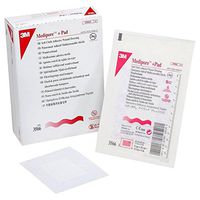 3M Healthcare Medipore Plus Pad Soft Cloth Adhesive Wound Dressing 3-1/2" x 4", Pad Size 1-3/4" x 2-3/8", Sterile (Box o
