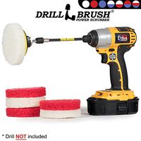 Drill Brush - Drill Attachment - Bathroom - Power Scrubber Pads - Cleaning Pads - Bath - Shower Door - Scouring Pad Kit - Bath Mat - Bathroom Sink - Shower Cleaner - Vinyl Flooring - Scrub Pads