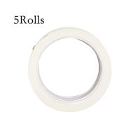 LGEGE 5 Rolls White Graphic Chart Tape/Artist Tape (Width: 3mm, 164ft per roll)