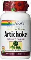 Solaray - Artichoke Extract, 300 mg, 60 capsules