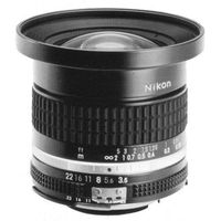 Nikon 18mm f/3.5 AIS with Cases