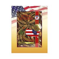 Hsu's Ginseng SKU 0332-2 | Wild Half Short Medium | Wild American Ginseng | 许氏花旗参正野山參 | 2 oz Box, 西洋参, 野山參