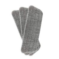 Microfiber Spray Mop Replacement Heads, Replacement Mop Pads for Wet Dry, Suitable for Kitchen Grease Cleaning, Reusable Washable (Gray, 3 Pack)