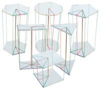 Learning Resources Getting into Solids Prisms Set, Set of 6 (31039)