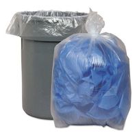 BoardWalk 537 Super Extra-Heavy Grade Can Liners, 38 x 58, 1.4 Mil, 55-60 gal, Clear, 100/Ctn