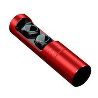 Insaneness IPX7 Waterproof Superb Bass Stereo Sound Effect Wireless Stereo Bluetooth 5.0 TWS Earphones (Red)
