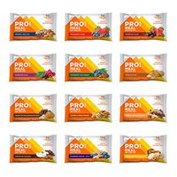 PROBAR - Meal Bar, Variety Pack, Non-GMO, Gluten-Free, Certified Organic, Healthy, Plant-Based Whole Food Ingredients, Natural Energy (12 Count)