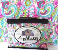 'NUGGLEBUDDY Microwavable Moist Heat & Aromatherapy Organic Rice Pack. GARDEN PAISLEY Flannel Fabric with SPEARMINT EUCALYPTUS Aromatherapy. See Over 100 Additional 'NuggleBuddy Selections by Searching for NUGGLEBUDDY under "All Departments."