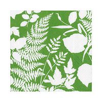Caspari Modern Fern Paper Luncheon Napkins in Kelly Green, 80 Count