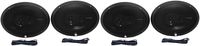 2 Pairs Rockford Fosgate R1693 6x9 480w 3 Way Full-Range Car Speakers