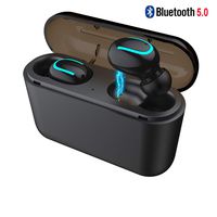 XIANGXING Bluetooth 5.0 TWS True Wireless Earbuds in-Ear Earphone 120H Playtime HiFi Stereo Sound IPX5 Waterproof Headphones for Running Sport with Built-in Mic Portable with 2600mah Charging Case