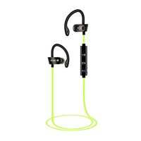 Websad_Christmas Wireless Bluetooth Headset Headphones Sports Sweatproof Stereo Earbuds Earphone (Green)