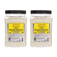 Swanson Magnesium Chloride Flakes 2.2 lb (35.27 Ounce) (1 kg) Flakes (2 Pack)