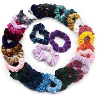 Hair Scrunchies Premium Velvet Elastics Hair Tie Silk Scrunchies Elastic Bobbles Soft Hair Ties Ropes Scrunchie Ponytail Holder for Women or Girls Hair Accessories for Xmas,Holiday Seasons