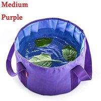 MinLia Portable Outdoor Travel Foldable Folding Camping Washbasin Basin Bucket Bowl Sink Washing Bag Water Bucket 15L