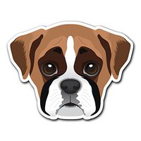 Boxer - [CUSTOMI] Dog Breed Decal Sticker for Car Truck Macbook Laptop Air Pro Vinyl