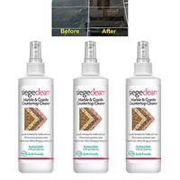 3 x Marble Granite Cleaner Solution Polish Biodegradable Counter top Spray 12oz