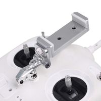 Remote Phone Extender Holder Mount Bracket for DJI Phantom 3 Standard (Silver)