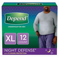 Depends Mens Overnight Underwear Extra Large