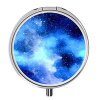 Lingerin Star Pill Organizer Custom Design Pill Box with 3 Components Metal Portable Pill Case for Pocket,Daily Needs and Travelling