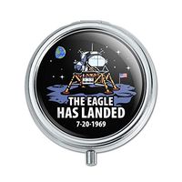 NASA Apollo 11 The Eagle Has Landed Moon Landing Pill Case Trinket Gift Box