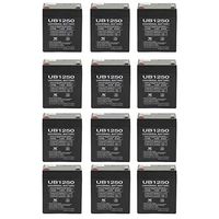 Universal Power Group 12V 5AH Sealed Lead Acid (SLA) Battery for APC UPS - 12 Pack