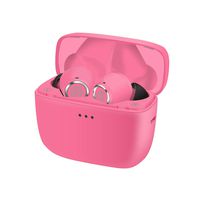 5.0 Bluetooth Headphones in-Ear Stereo Wireless Earphones - with Built in Mic and Charging Case for Sports Running,Magnetic Charging,Touch Button(Pink)