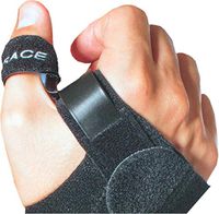 M-Brace AIR Thumb Accessory, Black, Left
