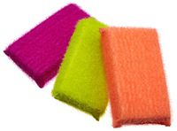Casabella Scrub Sponge, 3-Pack, Assorted Colors (11395)