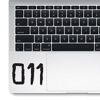 011 Eleven MacBook Laptop Vinyl Die Cut Decal Sticker (Black)