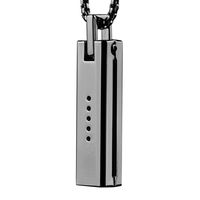 Clearance ! ღ Ninasill ღ Exclusive Unique Metal Necklace Pendant Magnetic Holder Chain Band (Gold)