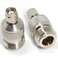 Ancable 2-Pack RP-SMA Reverse Polarity Male to N-Type Female Antenna Cable Adapter Connector for WiFi Antenna/Extender/Transceiver/Repeater/Analyzer/Signal Booster/Radio/Extension Cable