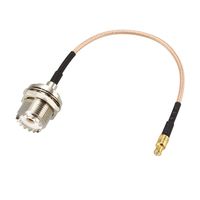 uxcell UHF Female SO239 to MCX Male RG316 RF Coaxial Cable 6-Inches